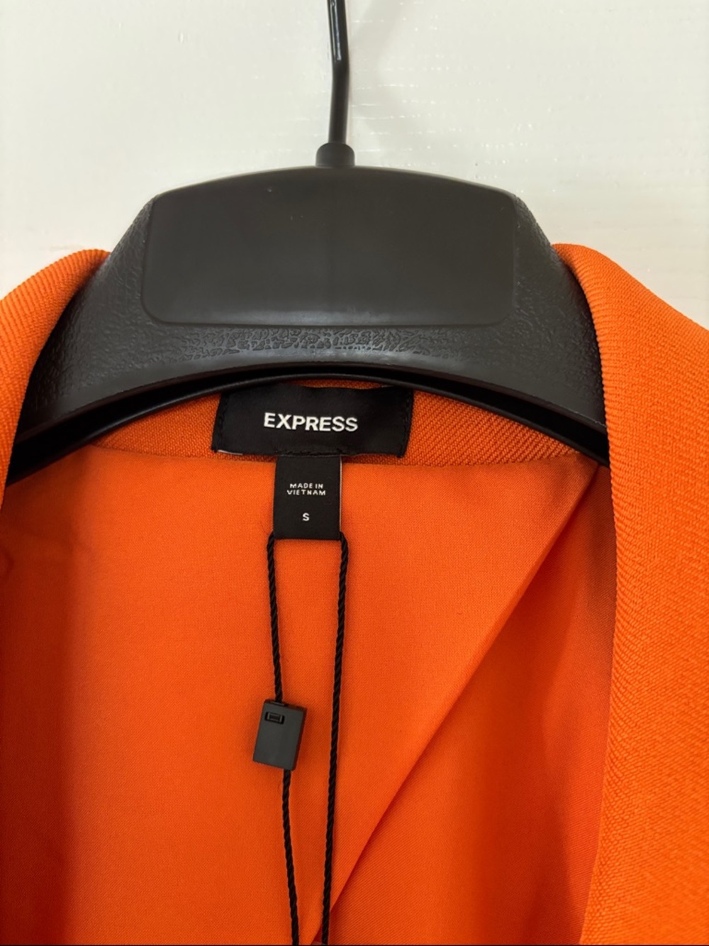 Express Orange Color Tailored Blazer - Picture 3 of 15